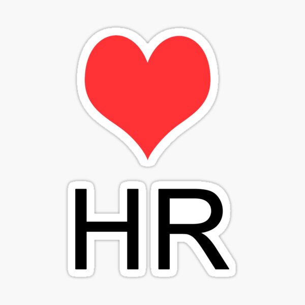 Love Hr Sticker By Adma101 Redbubble