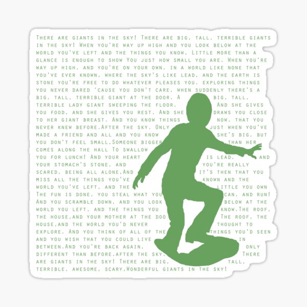 Giants In The Sky Sticker