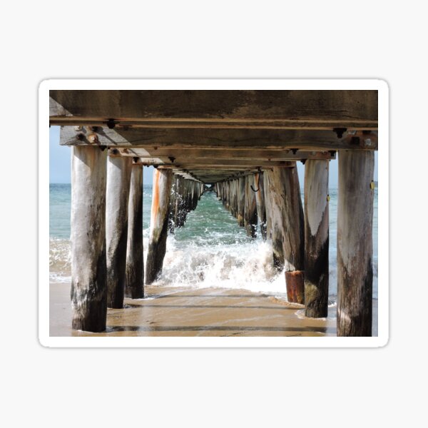 Narrowing Views Point Lonsdale Pier Sticker