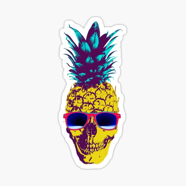 Item preview, Pineapple Skull designed and sold by HilaryHeffron.