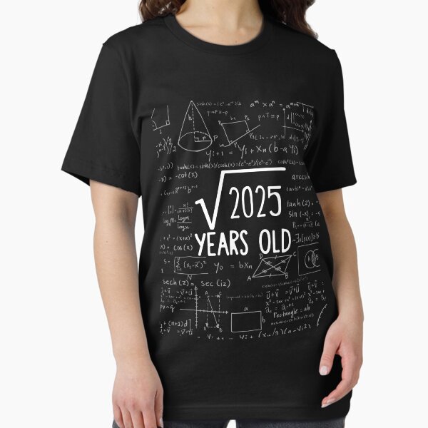 Item preview, Square Root of 2025: 45th Birthday 45 Years Old T-Shirt designed and sold by johnii1422.