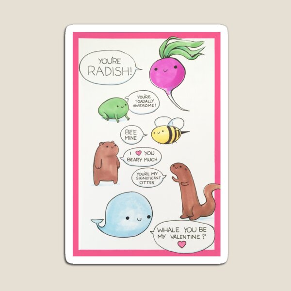 Punny Valentine Magnet