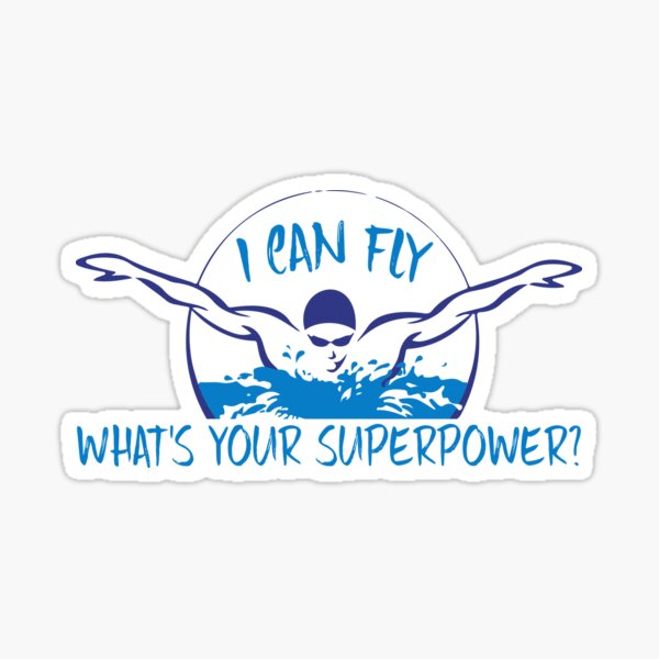Item preview, I Can Fly Swimming designed and sold by Bendthetrend.