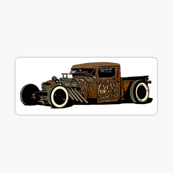 1960's Vintage Style USA American Old Skool Hotrod Streetrod Sticker 1960's Vintage Style USA American Old Skool Hotrod Streetrod Sticker
