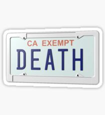 Government Plates by Death Grips Sticker