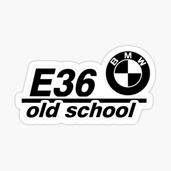 E36 vieille école 2 Sticker
