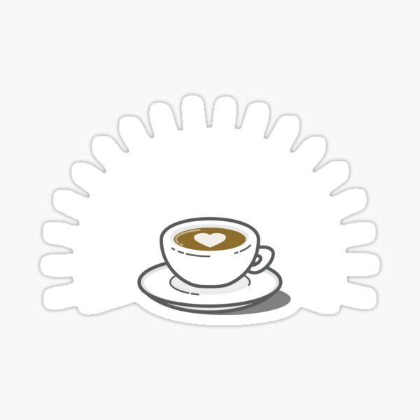Latte Sticker