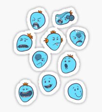 mr meeseeks look at me! Sticker