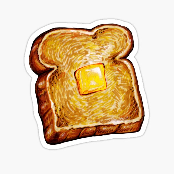 Toast sticker
