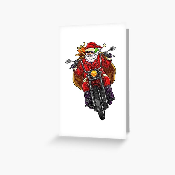 Cartes De Vœux Sur Le Theme Motard Redbubble