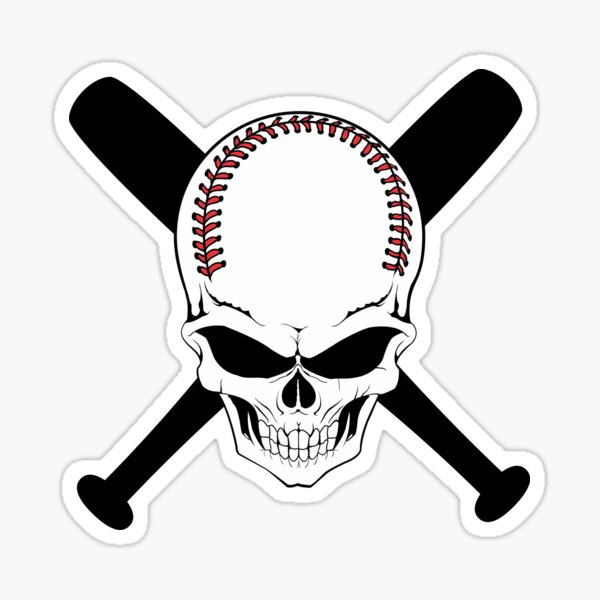 Item preview, Baseball Jolly Roger designed and sold by beloknet.