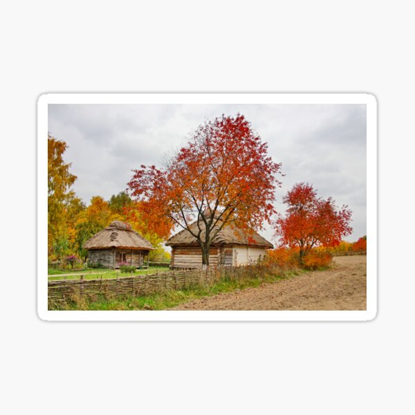 Item preview, Old village designed and sold by Maryna Gumenyuk.