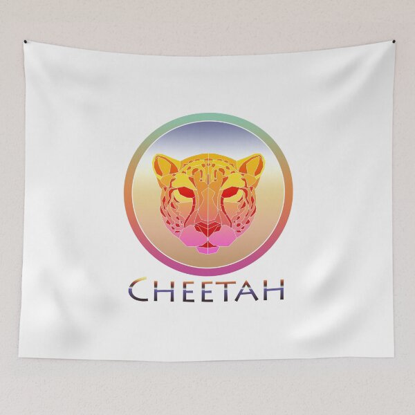 Item preview, Retro Style Cheetah Geometric Animal designed and sold by yajyolid.