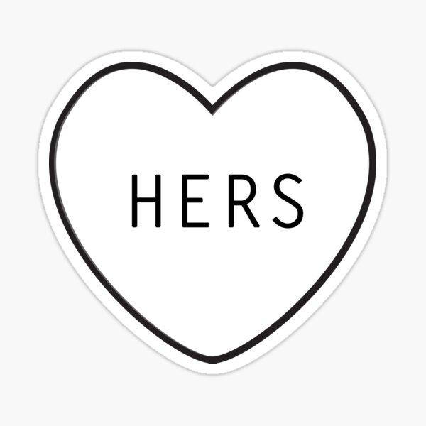 His Hers Stickers for Sale