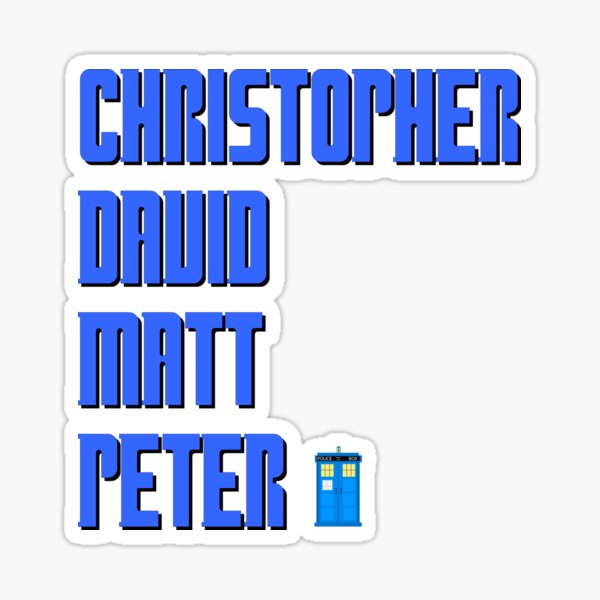 The Doctors Sticker