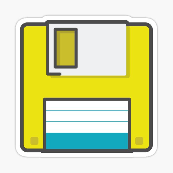 Floppy Sticker