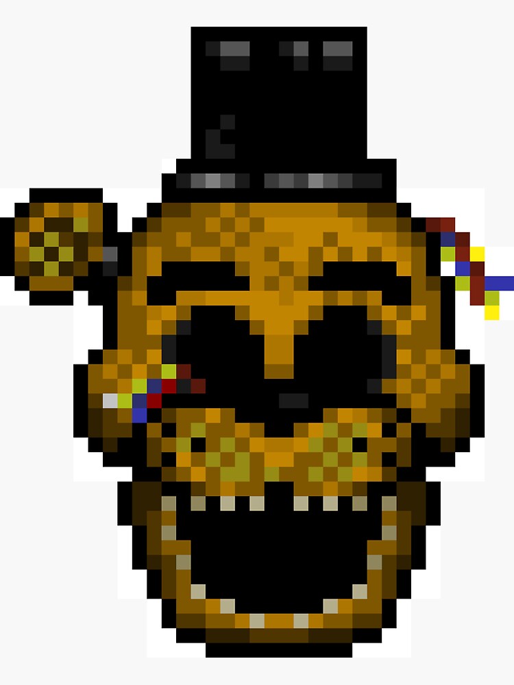 Five Nights at Freddys - Mini-Game Sprites - Set 1 Sticker for Sale by  Retr8bit