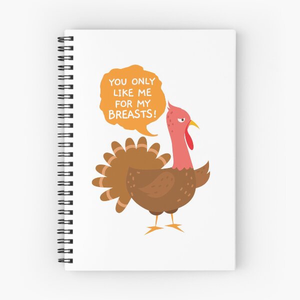 Item preview, Only Like Me For My Breasts Thanksgiving Turkey designed and sold by SassyYetClassy.