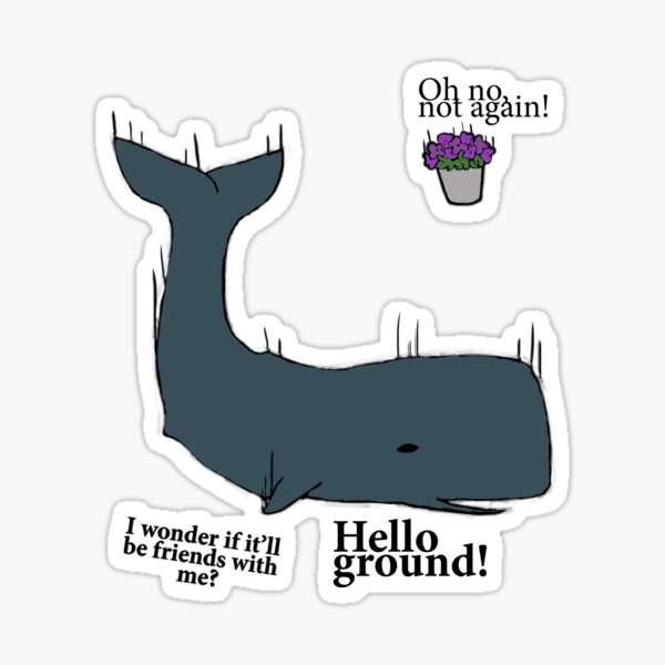 Hello Ground! - Hitchhiker's Guide To The Galaxy Sticker