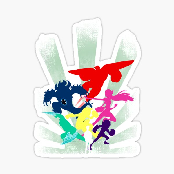 Big heroes Sticker