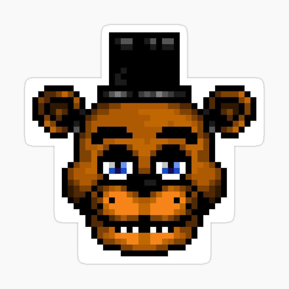 Five Nights at Freddys - Mini-Game Sprites - Set 1 Sticker for Sale by  Retr8bit