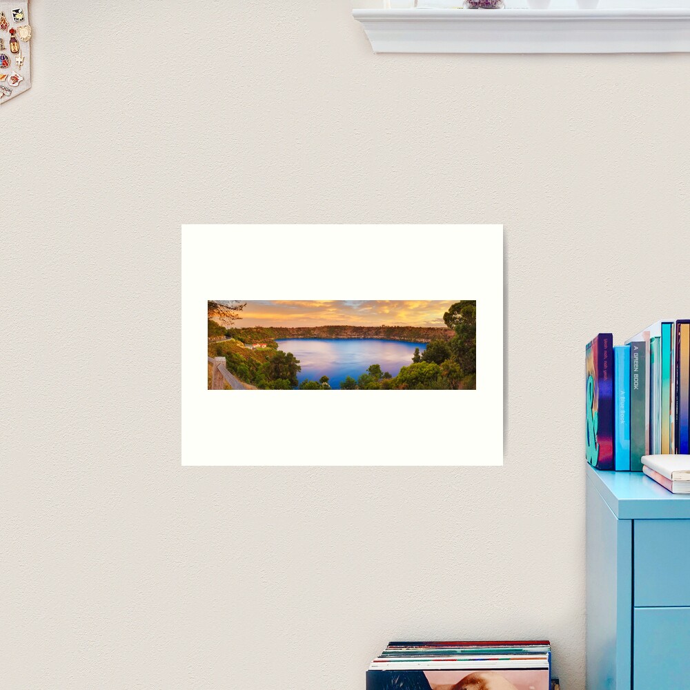 Blue Lake, Mount Gambier, South Australia Art Print