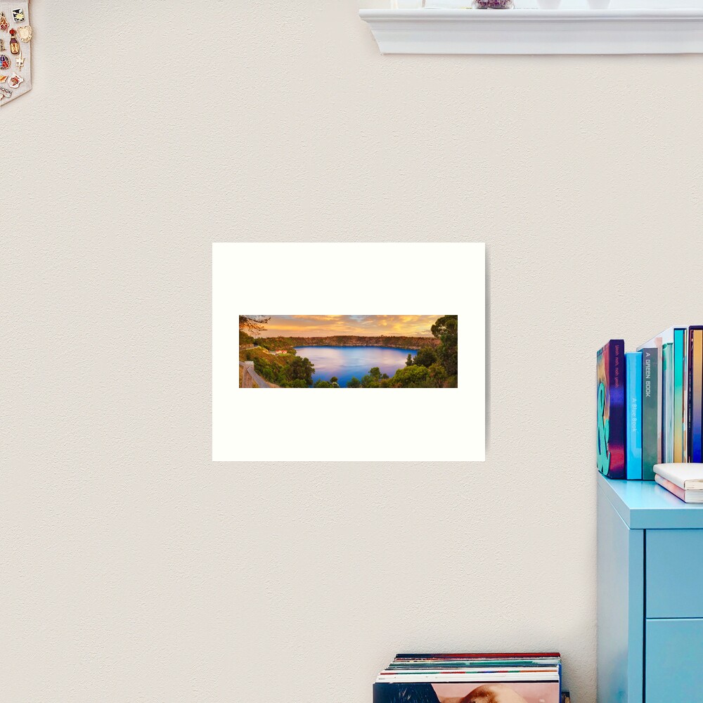Blue Lake, Mount Gambier, South Australia Art Print
