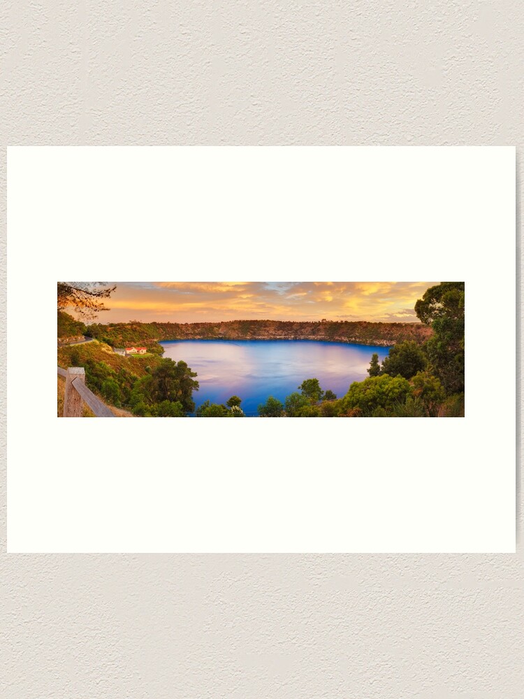 Alternate view of Blue Lake, Mount Gambier, South Australia Art Print