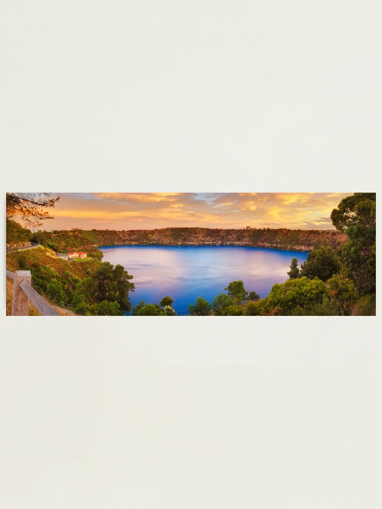 Alternate view of Blue Lake, Mount Gambier, South Australia Photographic Print