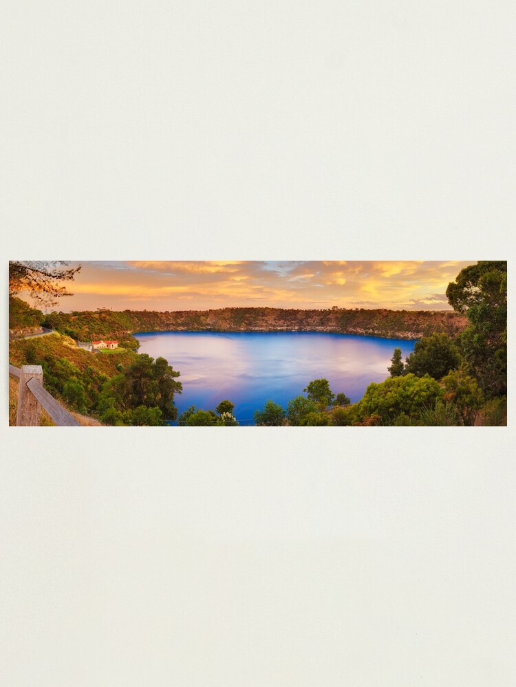 Alternate view of Blue Lake, Mount Gambier, South Australia Photographic Print