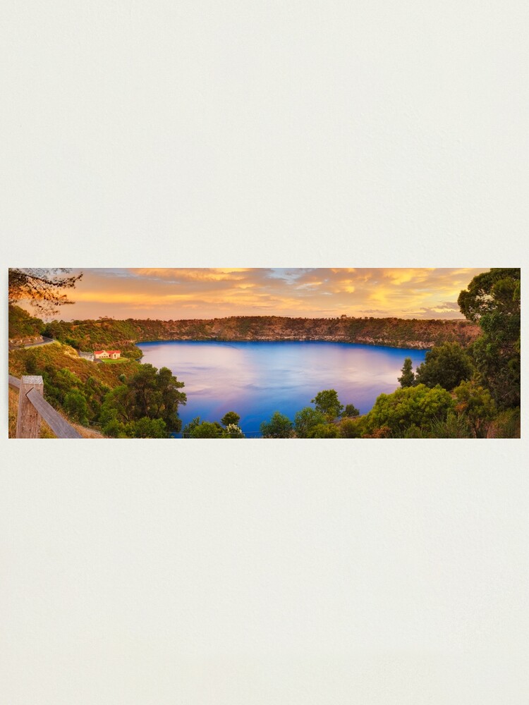 Alternate view of Blue Lake, Mount Gambier, South Australia Photographic Print