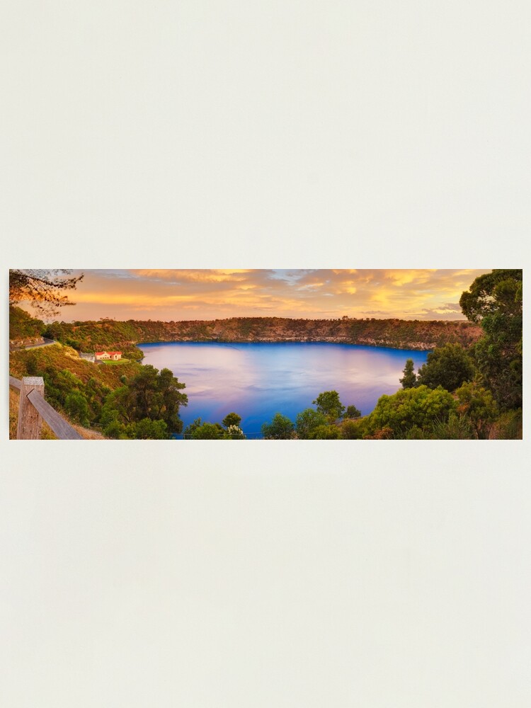 Alternate view of Blue Lake, Mount Gambier, South Australia Photographic Print