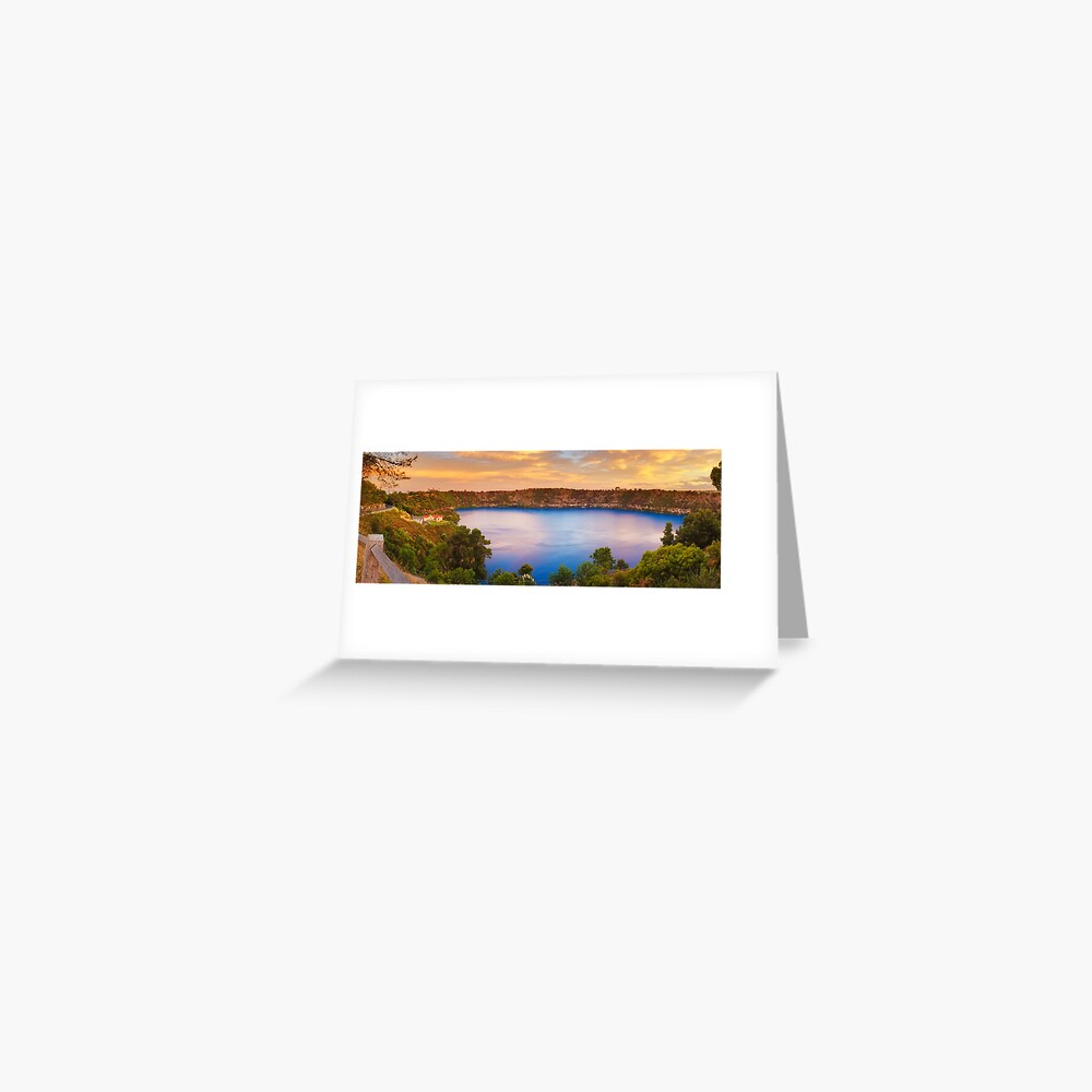 Blue Lake, Mount Gambier, South Australia Greeting Card