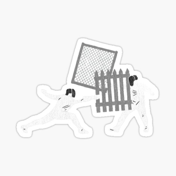 Ghetto Fencing Sticker