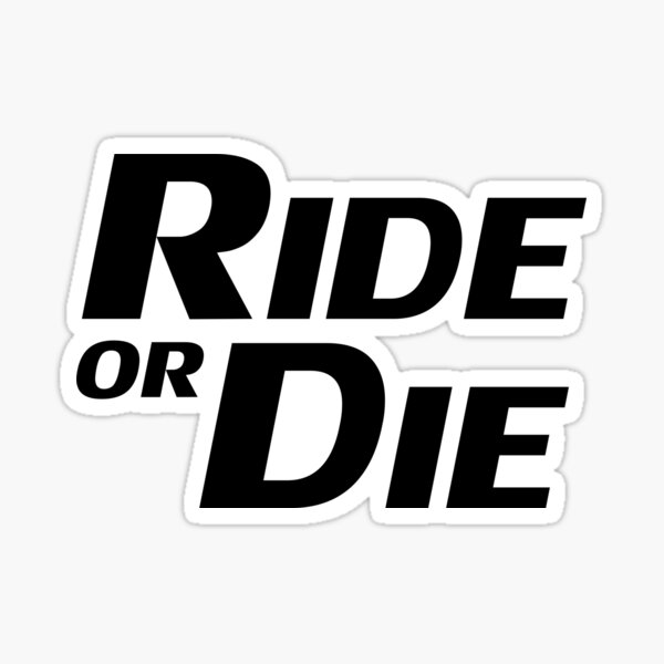 Snowboard - Ride or Die' Sticker