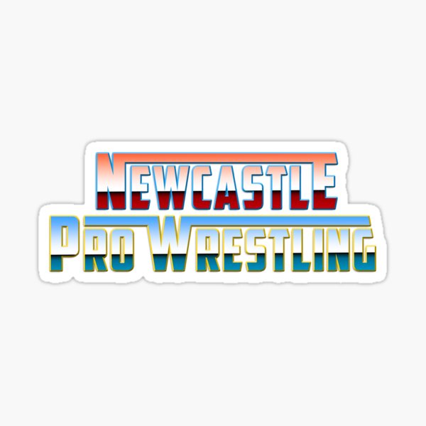 Newcastle Pro Wrestling Retro Logo Sticker