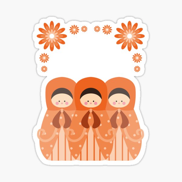 Russian Dolls Sticker