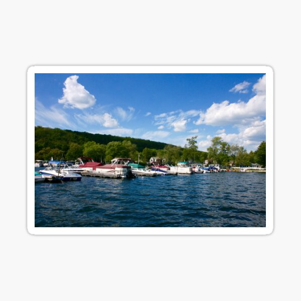 Boats at Rest Sticker