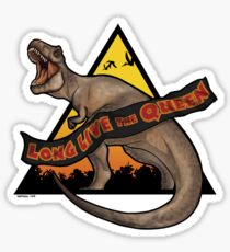 Pegatina Jurassic Park - Long Live the Queen