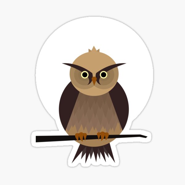 Owl Sticker