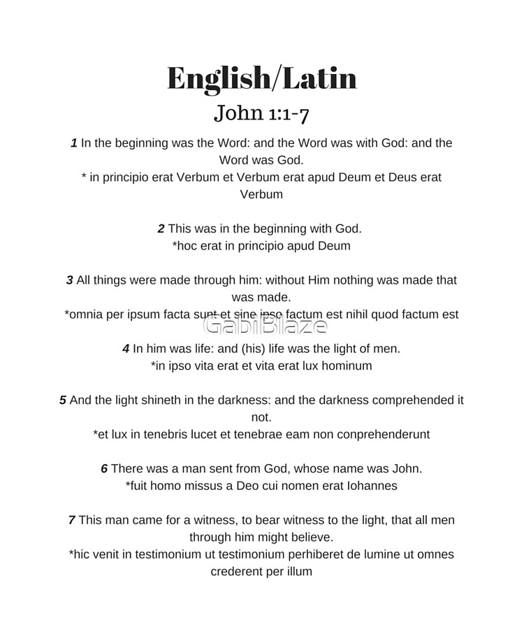 1 John 1:1-7 (English & Latin) - song and lyrics by King Things