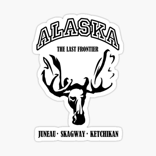 "Alaska Moose" Sticker for Sale by dejava Redbubble