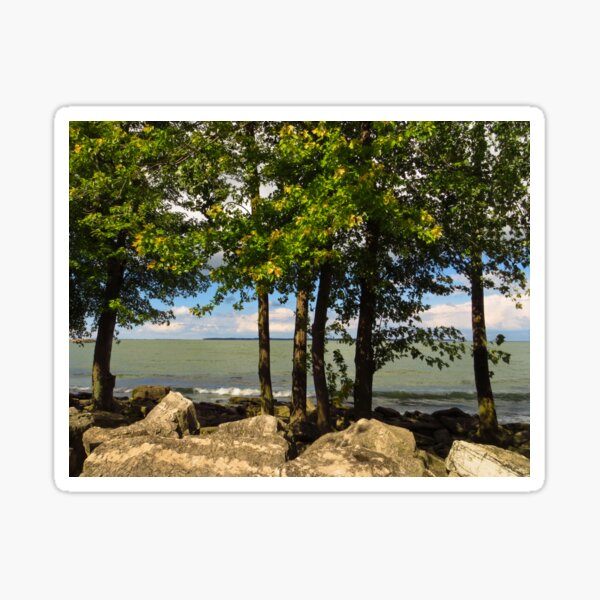 Item preview, Lake ErieThrough The Trees designed and sold by dahlymama.