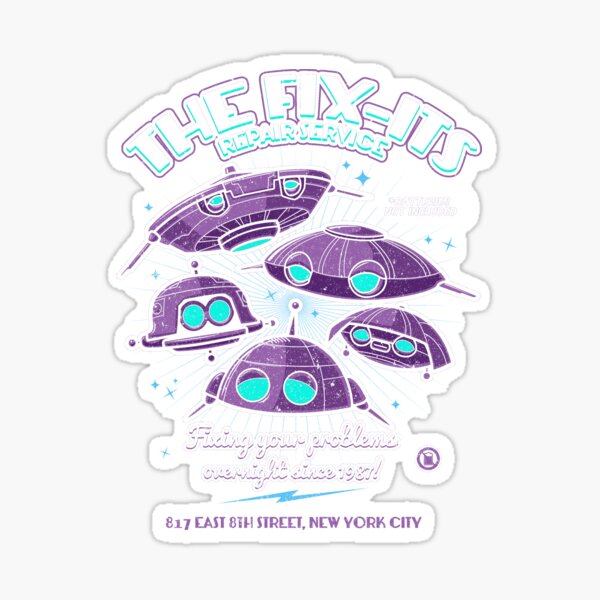 "The Fix-Its Repair Service" Sticker for Sale by Bamboota | Redbubble