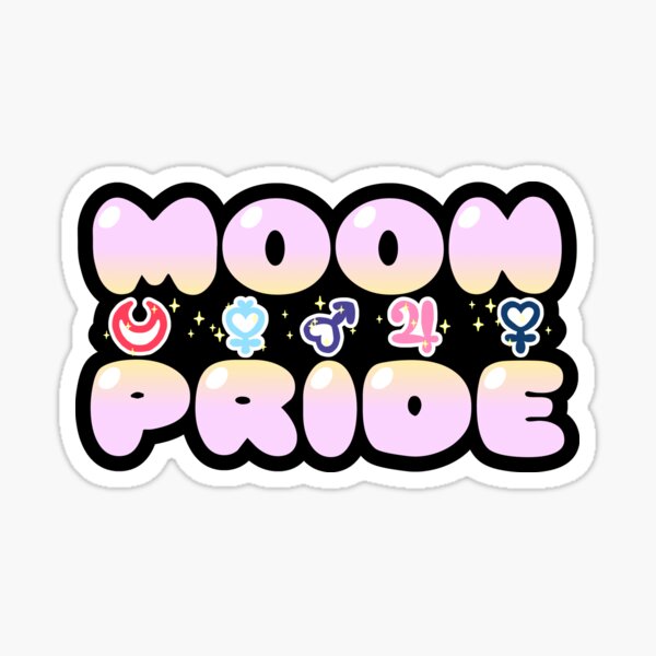 Sticker! Moon Pride (EN) Sticker