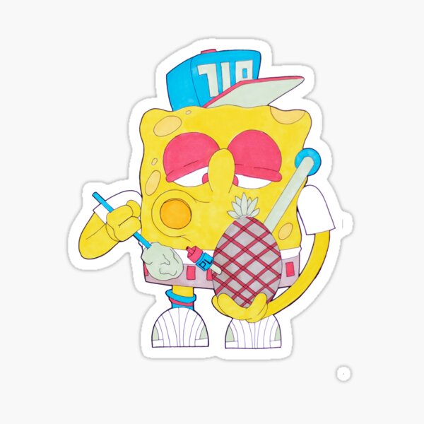 Spongebob Dabpants Sticker