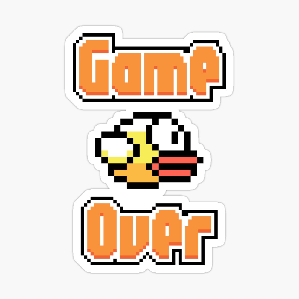 Flappy Bird Game Over | Poster