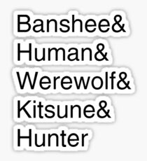 Teen Wolf Main Character Season 3 Sticker