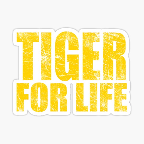 Item preview, Tiger for Life -Gold and Purple designed and sold by JayJaxon.