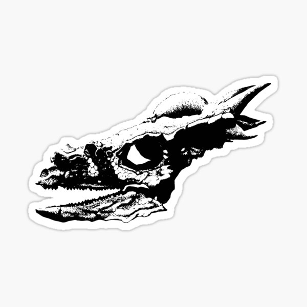 Stygimoloch Skull Sticker